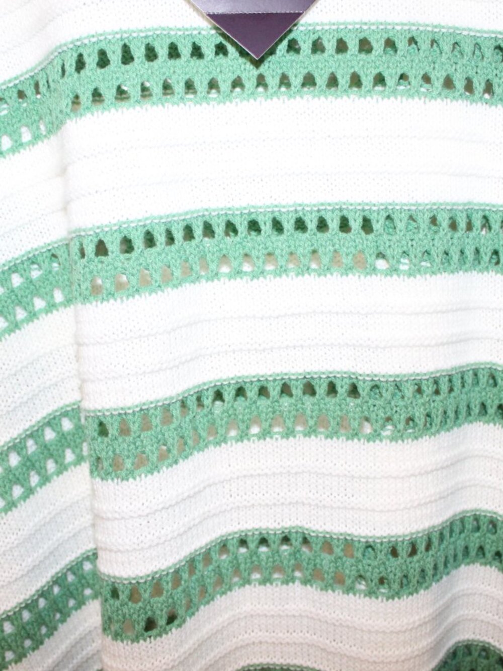 NWT AVA & VIV crew neck 3X(24/26W) Pretty color combo! - Picture 3 of 5